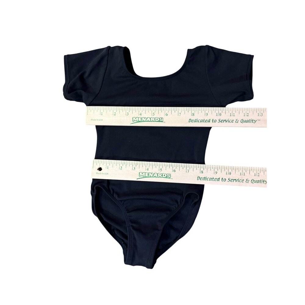 Jacques Moret Leotard Used Black Little Girls 4/5 (XS) - Picture 11 of 11